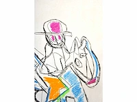 Karel appel (amsterdam, 1921 - 2006) - handingekleurd - afbeelding 6 van  7