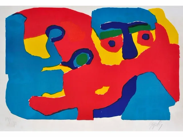 Karel appel (amsterdam 1921-2006) – top ingelijst - afbeelding 1 van  4