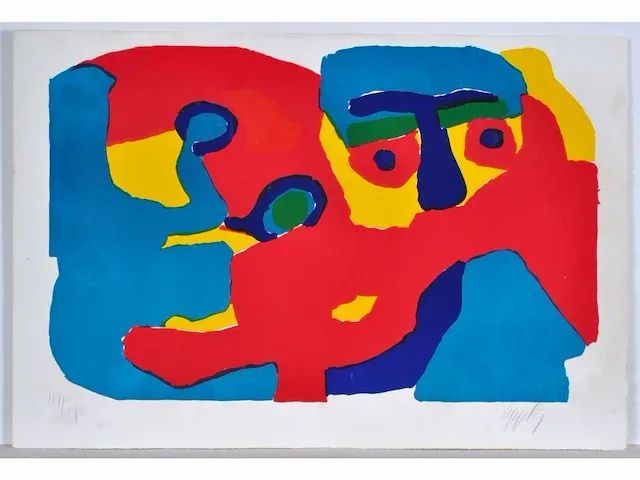 Karel appel (amsterdam 1921-2006) – top ingelijst - afbeelding 2 van  4