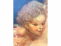 Karel van belle - madonna in bloemenkrans - olie op doek - afbeelding 11 van  14