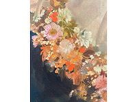 Karel van belle - madonna in bloemenkrans - olie op doek - afbeelding 14 van  14