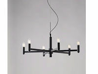 Karol luce design hanglamp zwart - afbeelding 2 van  6