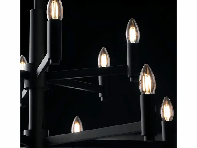 Karol luce design hanglamp zwart - afbeelding 3 van  6