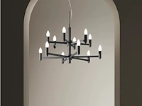 Karol luce design hanglamp zwart - afbeelding 5 van  6