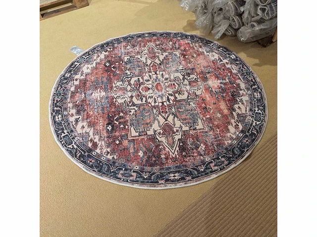 Karpet - rond - doorsnee 160 cm - afbeelding 1 van  4