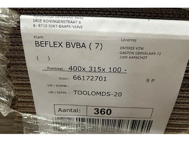 Kartonnen inpakdozen - afbeelding 3 van  4