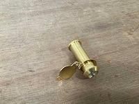 Karwei deurspion 12 mm, messing (40x) - afbeelding 1 van  3