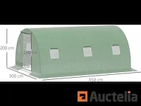 Kas 4,5 x 3 m met 6 vitrines kas - afbeelding 2 van  7