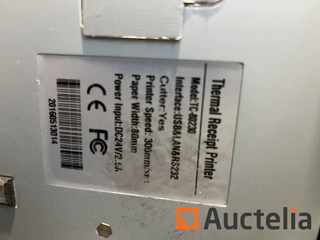 Kasregister met scale touch scherm pos machine - afbeelding 1 van  6