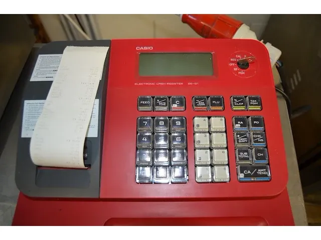Kassa casio se-g1-1 met geldlade - afbeelding 4 van  5