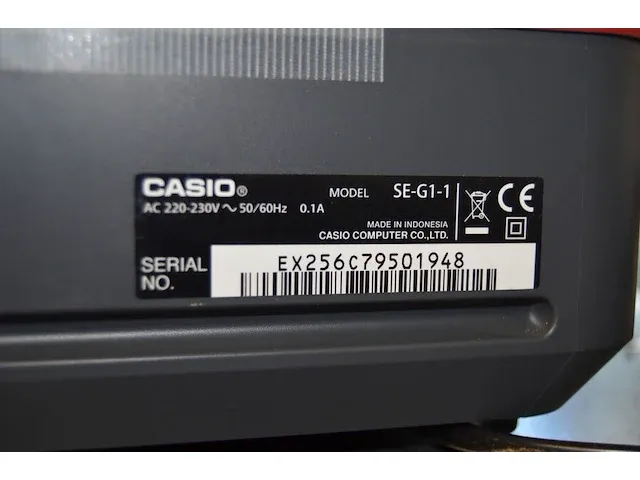 Kassa casio se-g1-1 met geldlade - afbeelding 5 van  5