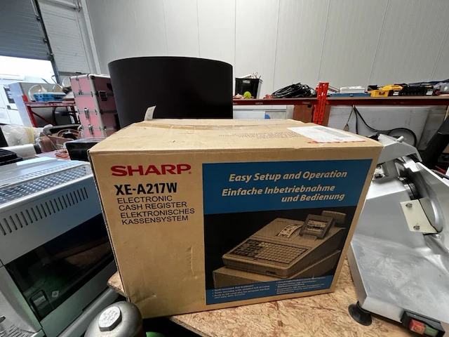Kassa sharp xe-a217w - afbeelding 1 van  4