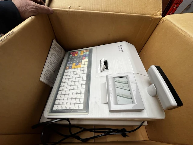 Kassa sharp xe-a217w - afbeelding 3 van  4
