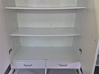 Kast 4 deuren 2 laden, 50x100x182cm - afbeelding 2 van  3