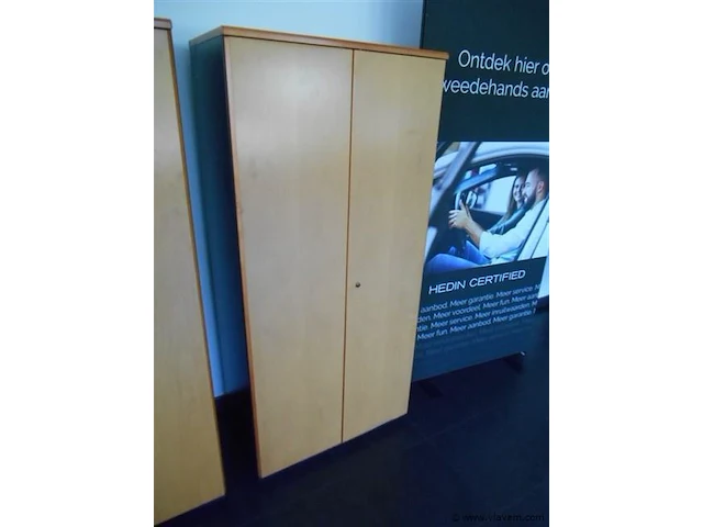 Kast formica 3 legborden 80x45x170 - afbeelding 1 van  2
