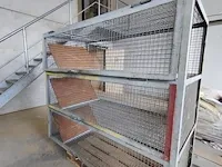 Kast in gegalvaniseerde metaal draad - afbeelding 1 van  1