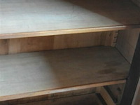 Kast met 2 glazen deuren en 5 leggers - afbeelding 3 van  3