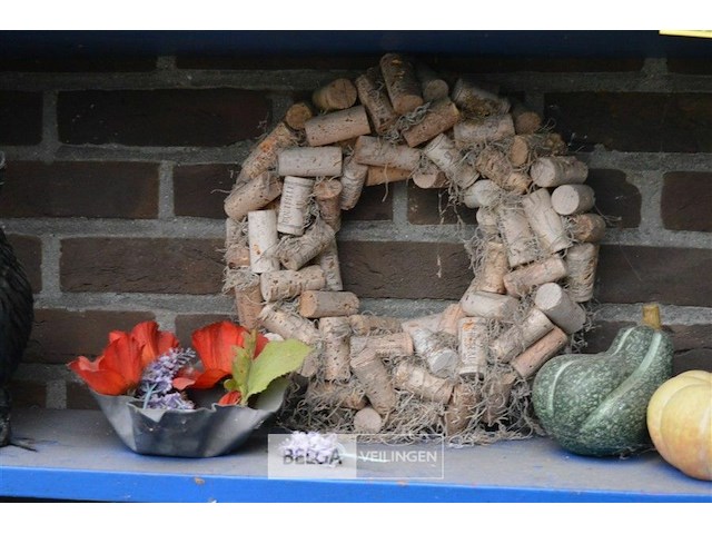 Kast met inhoud partij div deco materialen - afbeelding 5 van  10