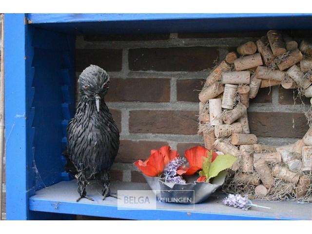 Kast met inhoud partij div deco materialen - afbeelding 6 van  10