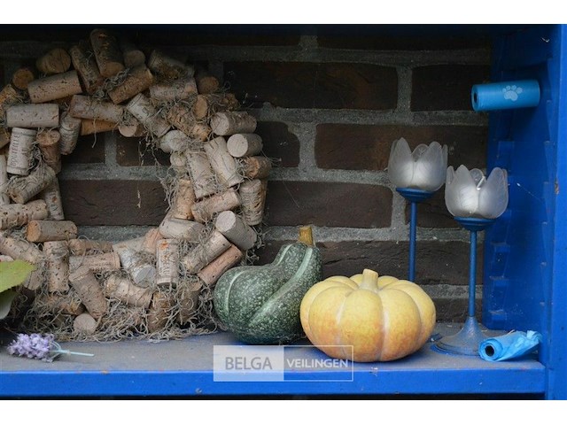 Kast met inhoud partij div deco materialen - afbeelding 7 van  10