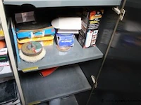 Kast met inhoud wo. diverse schuurschijven/slijpschijven - afbeelding 5 van  5