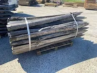Kastanje paal gekloven 200cml (dia 10/12 cm) - afbeelding 1 van  3