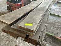Kastanje stam planken - lengtes tot +/- 4300mm - afbeelding 1 van  4