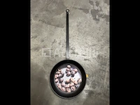 Kastanjepan 27 cm met lange steel 78 cm - afbeelding 1 van  2
