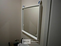 Kastje met 1 lade decoratie en spiegel 65x65 - afbeelding 3 van  3