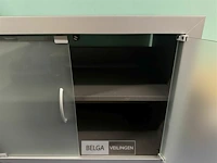 Kastje met melkglas deuren en 1 legger - afbeelding 3 van  3