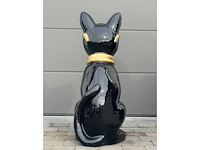 Kat met bril zwart/goud - afbeelding 3 van  3