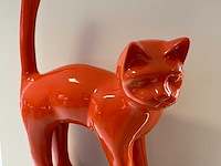 Kat staand h100cm x l80cm oranje - afbeelding 2 van  2