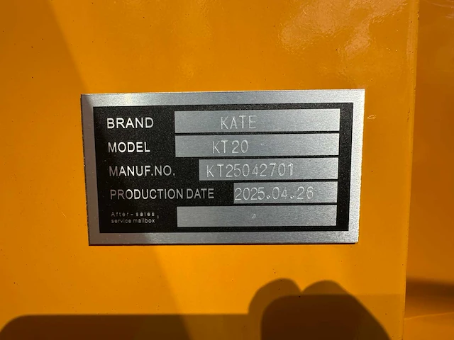 Kate - 2025 - kt20 - wiellader - afbeelding 53 van  57