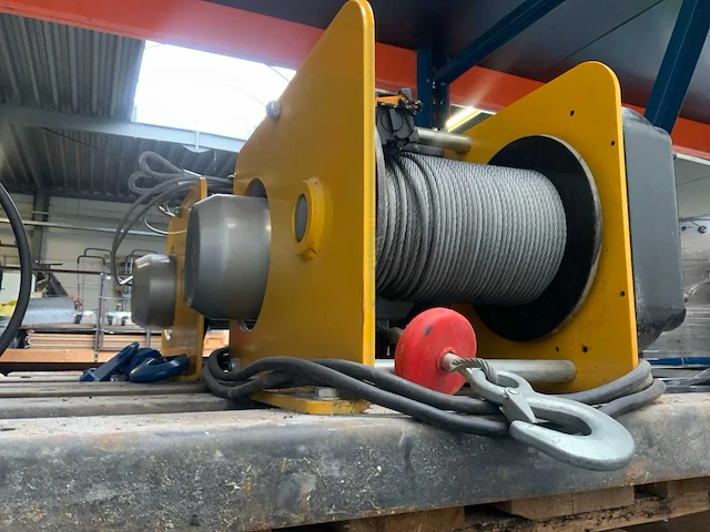 Katrol met staalkabel (2x) - afbeelding 3 van  6