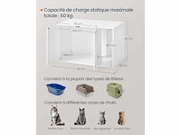 Kattenbak - sneeuwwit - afbeelding 4 van  4