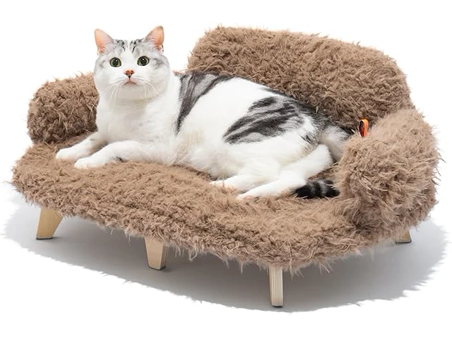 Kattenbed houten meubel - afbeelding 1 van  4