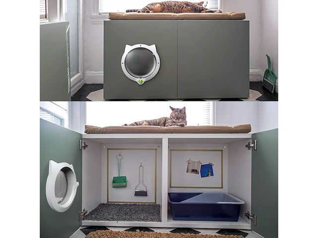 Kattenklep - 4 way - wit - afbeelding 5 van  6