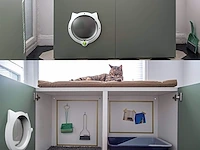 Kattenklep - 4 way - wit - afbeelding 5 van  6