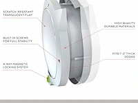 Kattenklep - 4 way - wit - afbeelding 4 van  6