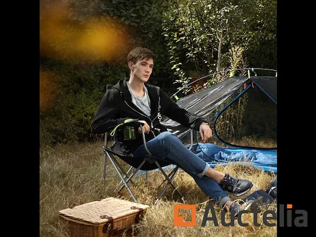 Kavel 2 stoelen van de camping, comfortabel, - afbeelding 2 van  9