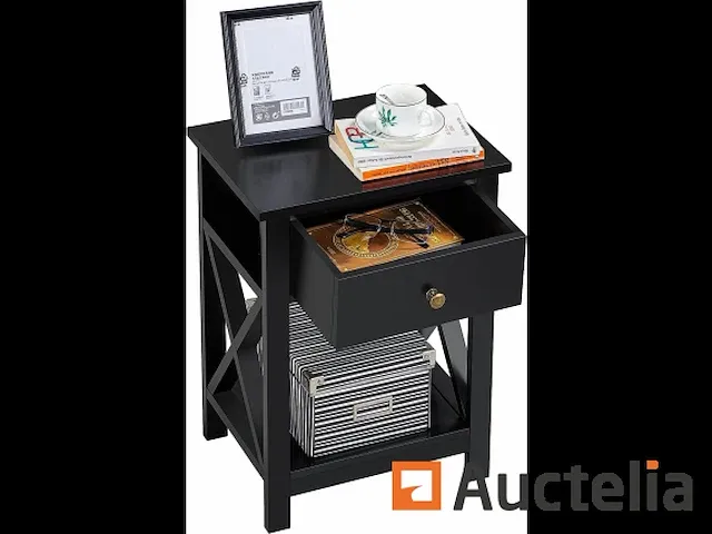 Kavel van 2 tafels van bedside in wood, tafel van de nacht - afbeelding 8 van  9
