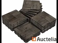Kavel van 27 terrastegels 30,5x30,5cm terrastegels - afbeelding 4 van  9