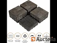 Kavel van 27 terrastegels 30,5x30,5cm terrastegels - afbeelding 6 van  9
