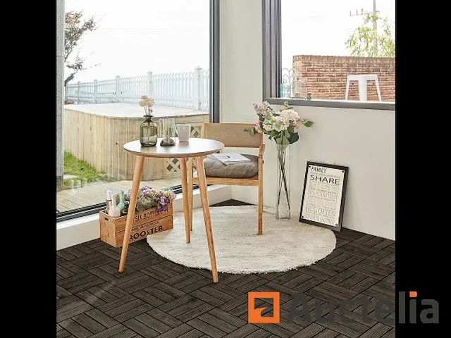 Kavel van 27 terrastegels 30,5x30,5cm terrastegels - afbeelding 7 van  9