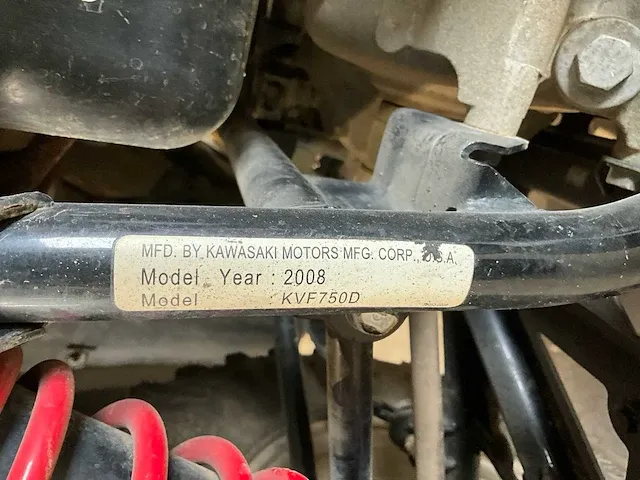 Kawasaki kvf750 quad - afbeelding 14 van  22