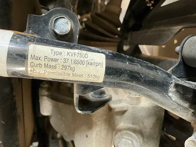Kawasaki kvf750 quad - afbeelding 15 van  22