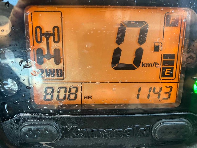 Kawasaki mule kaf700 gator tractor - afbeelding 4 van  6