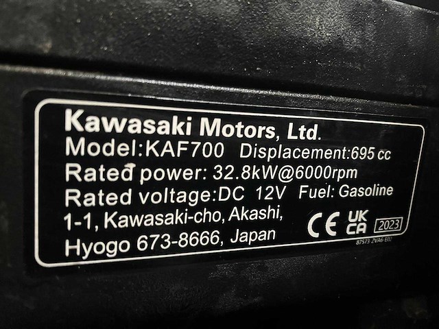 Kawasaki mule kaf700 gator tractor - afbeelding 6 van  6