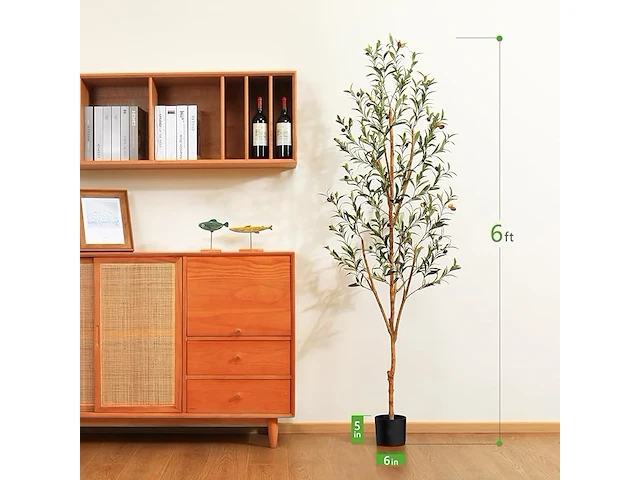 Kazeila kunstmatige olijfboom (180 cm) - afbeelding 3 van  3