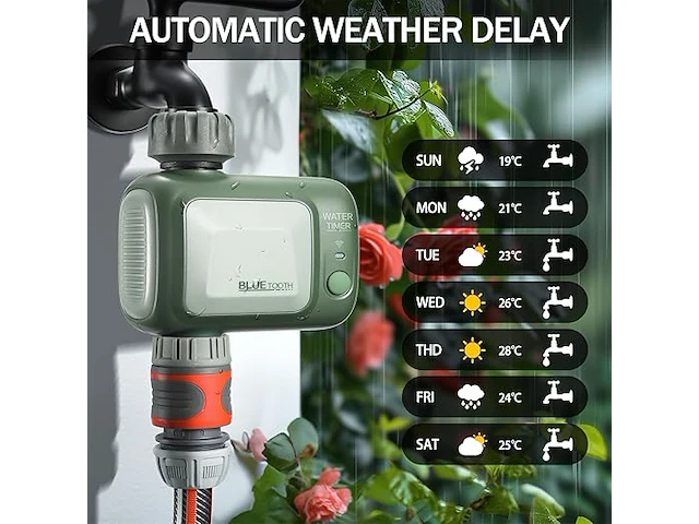 Kazeila smart watering timer voor de tuin - afbeelding 2 van  4